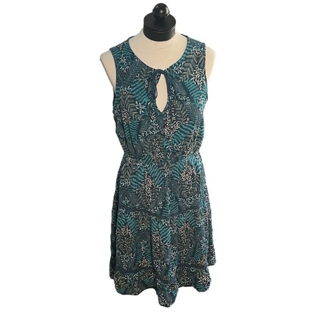 LC‎ Lauren Conrad blue green sleeveless dress Medium